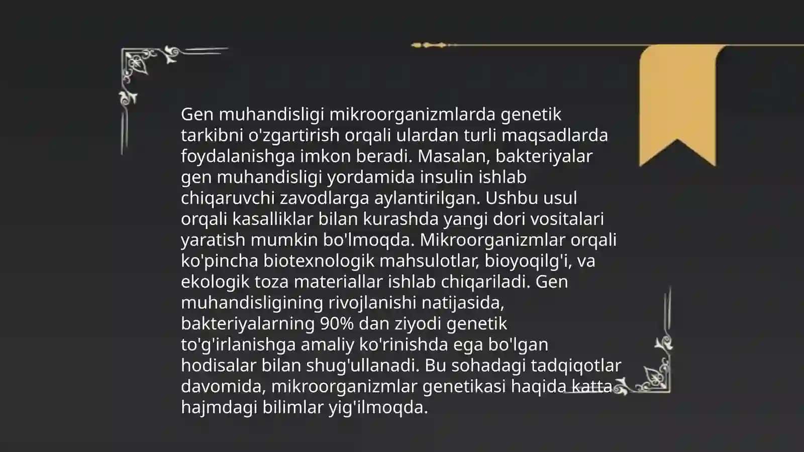 Mikroorganizmlarni gen muhandisligi 3