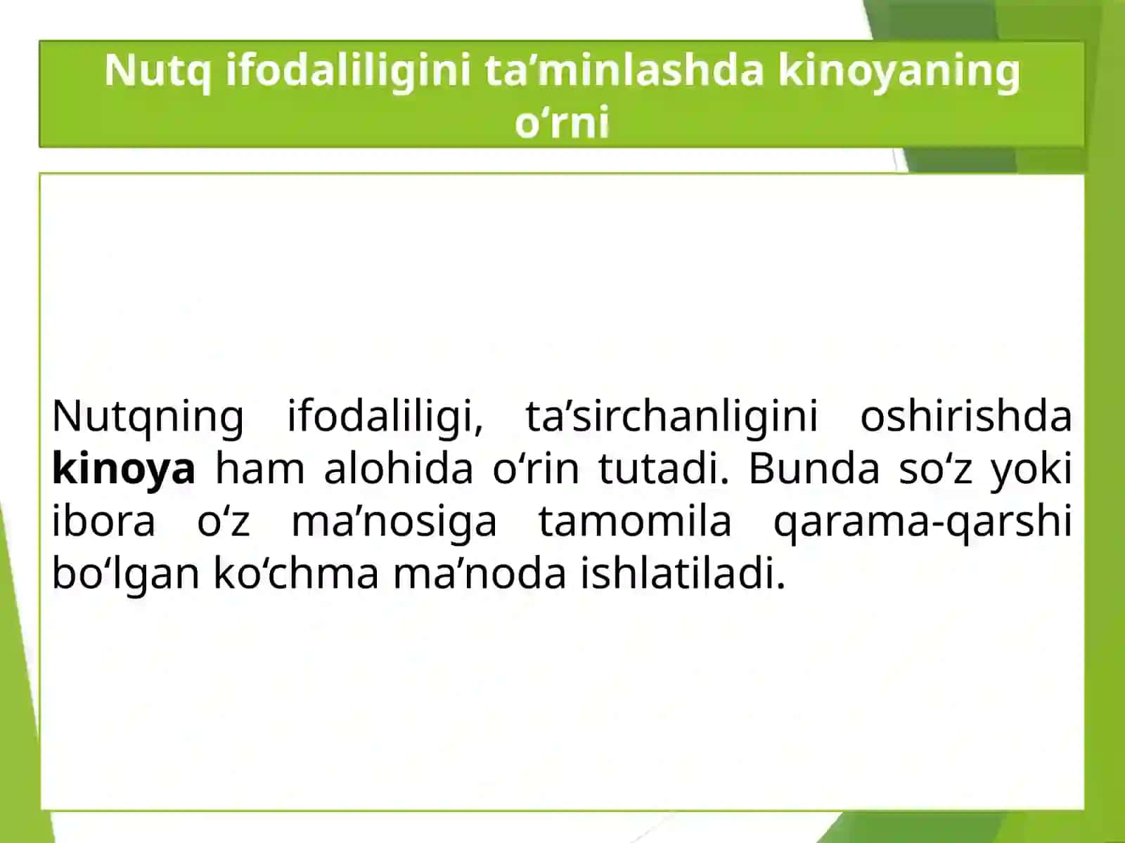 IFODALILIK VA KINOYA 3