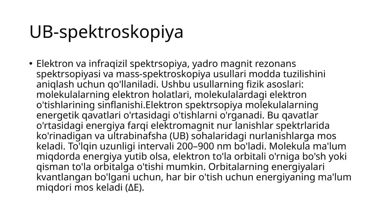 O’zMUKimyofakulteti FizikaviytadqiqotusullaridanTaqdimoti 3