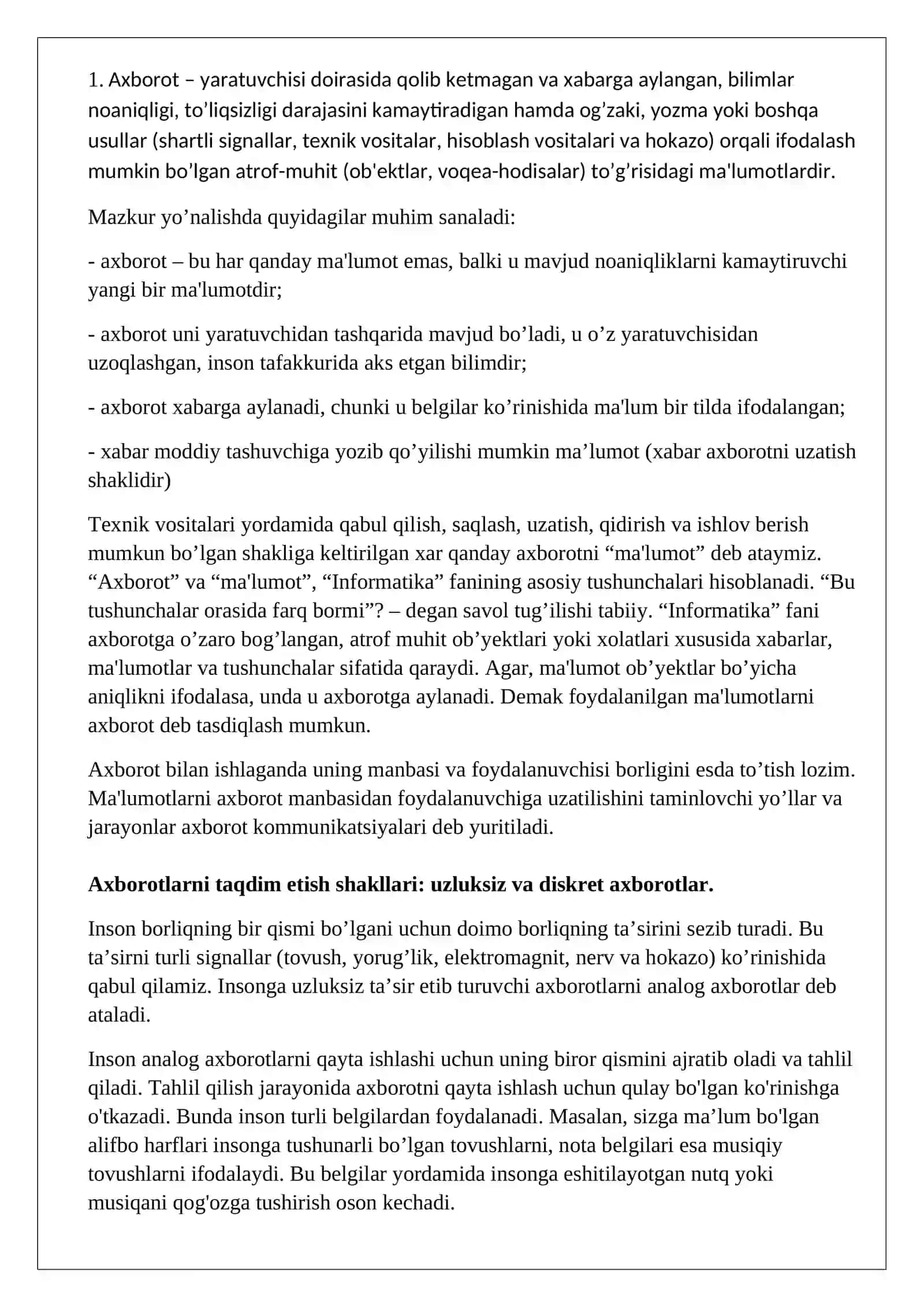 Axborot texnologiyalarni kasbiy faoliyatida qo’llash 3