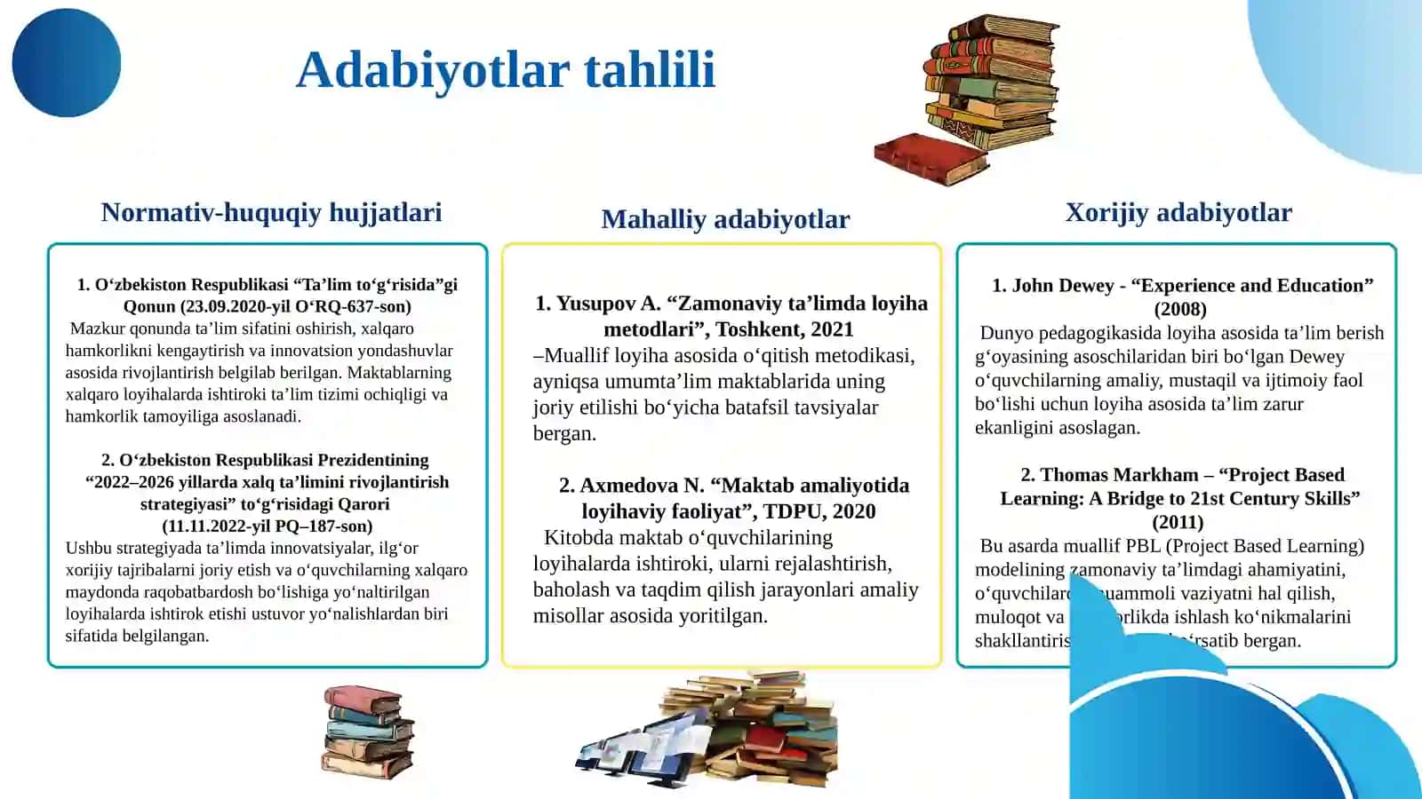 Maktabning xalqaro va mahalliy loyihalardagi ishtirokini ta’minlash 3
