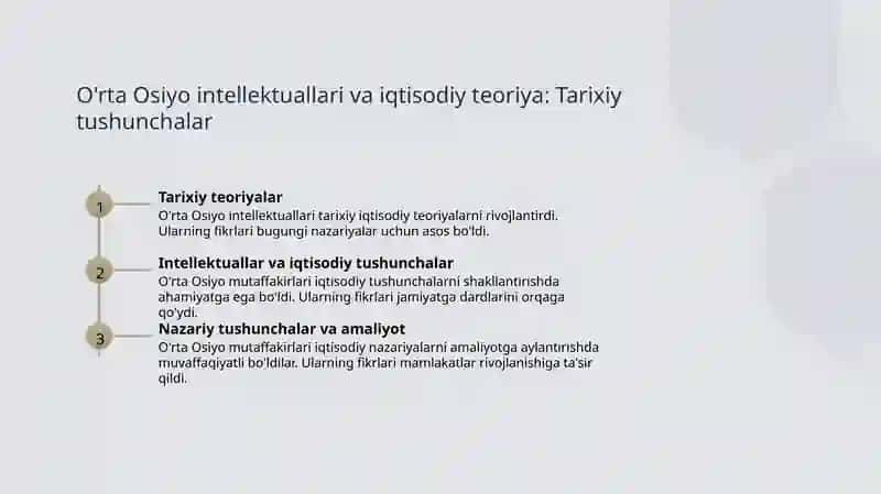 O'rta Osiyo mutaffakirlari iqtisodiy g'oyalari 3