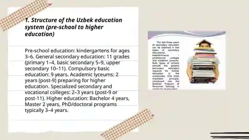 The education system of Uzbekistan 3