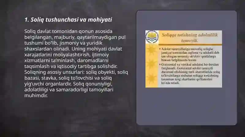 Soliqlar va ularning vazifalari 3