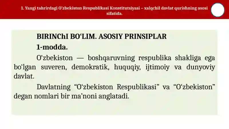 YANGI O’ZBEKISTONDAPREZIDENT SH.MIRZIYOEV RAXBARLIGIDA YANGILANAYOTGAN O’ZBEKISTON MILLIY TIKLANISHDAN –MILLIY YUKSALISH SARI. 3