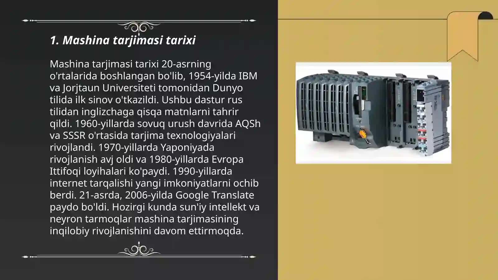 Mashina tarjimasi va uning muomolari 3