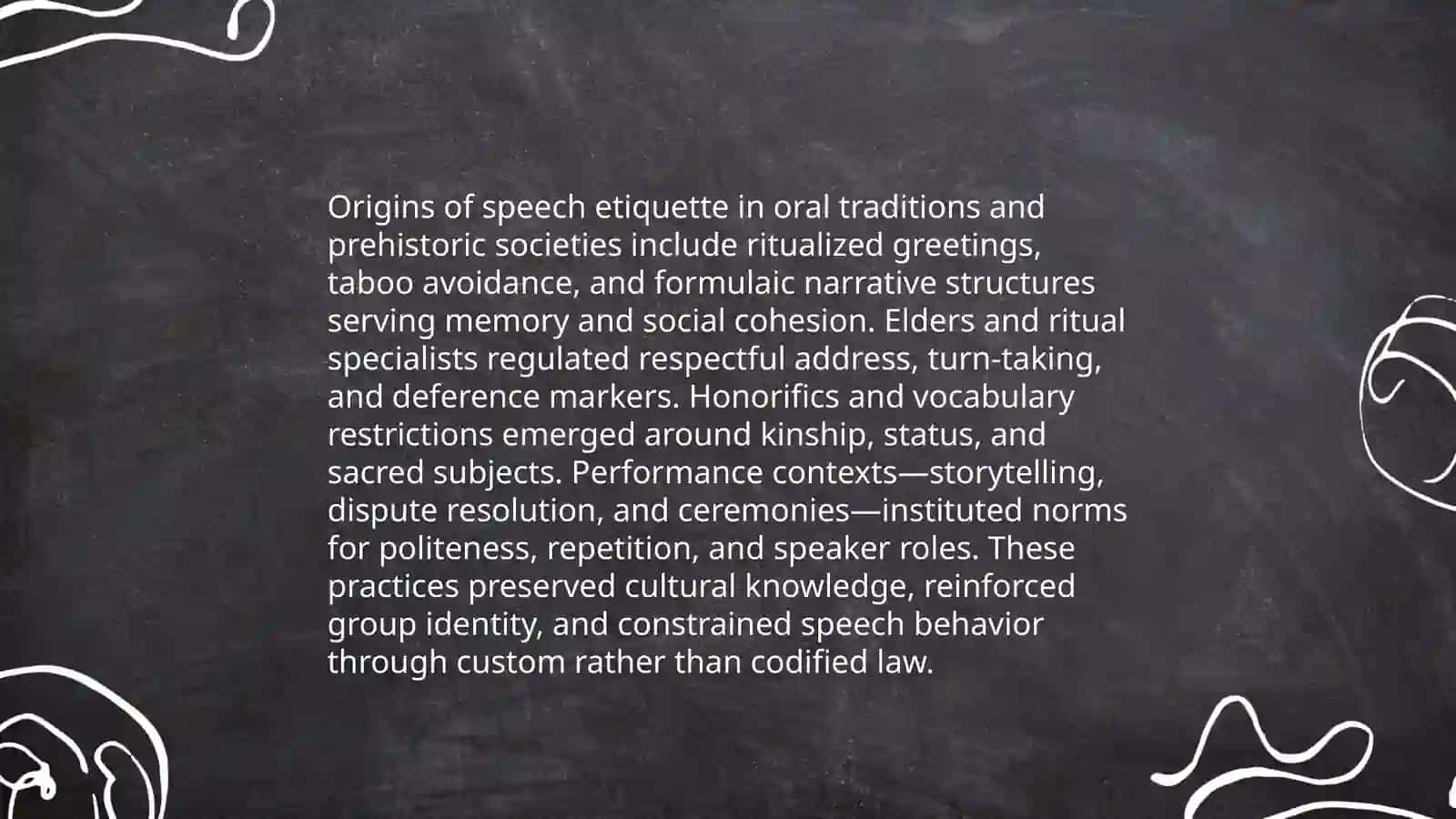 Historical background of speech etiquette 3