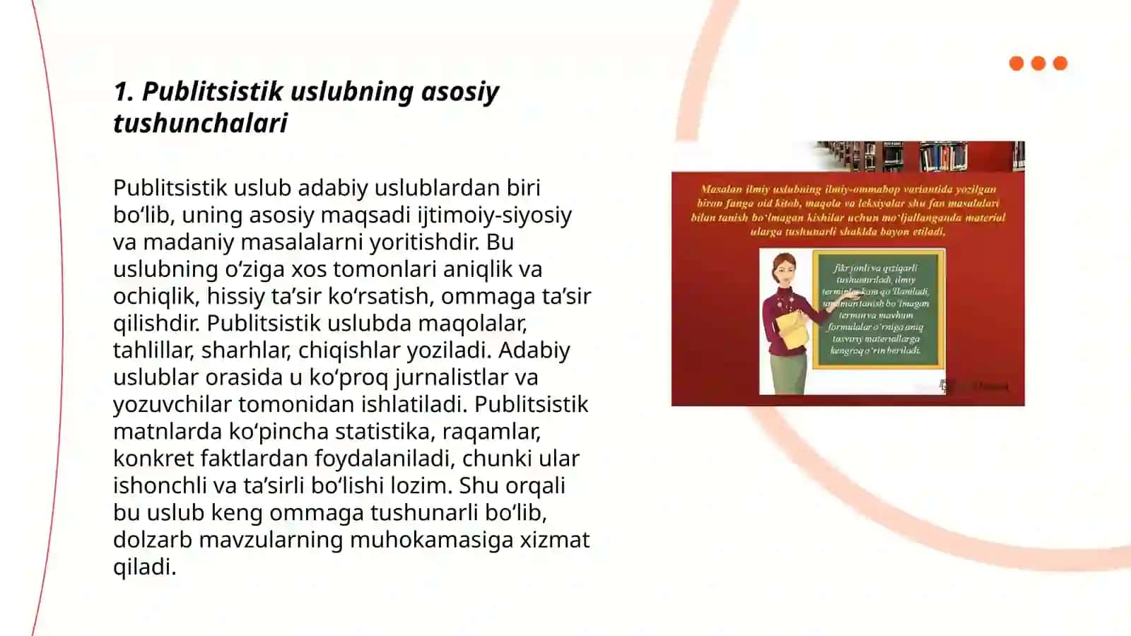 Publitsistik uslub va uning uslubiy xususiyatlari 3