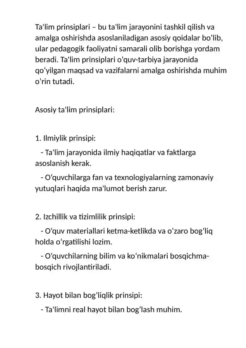 pedagogika javoblar 3