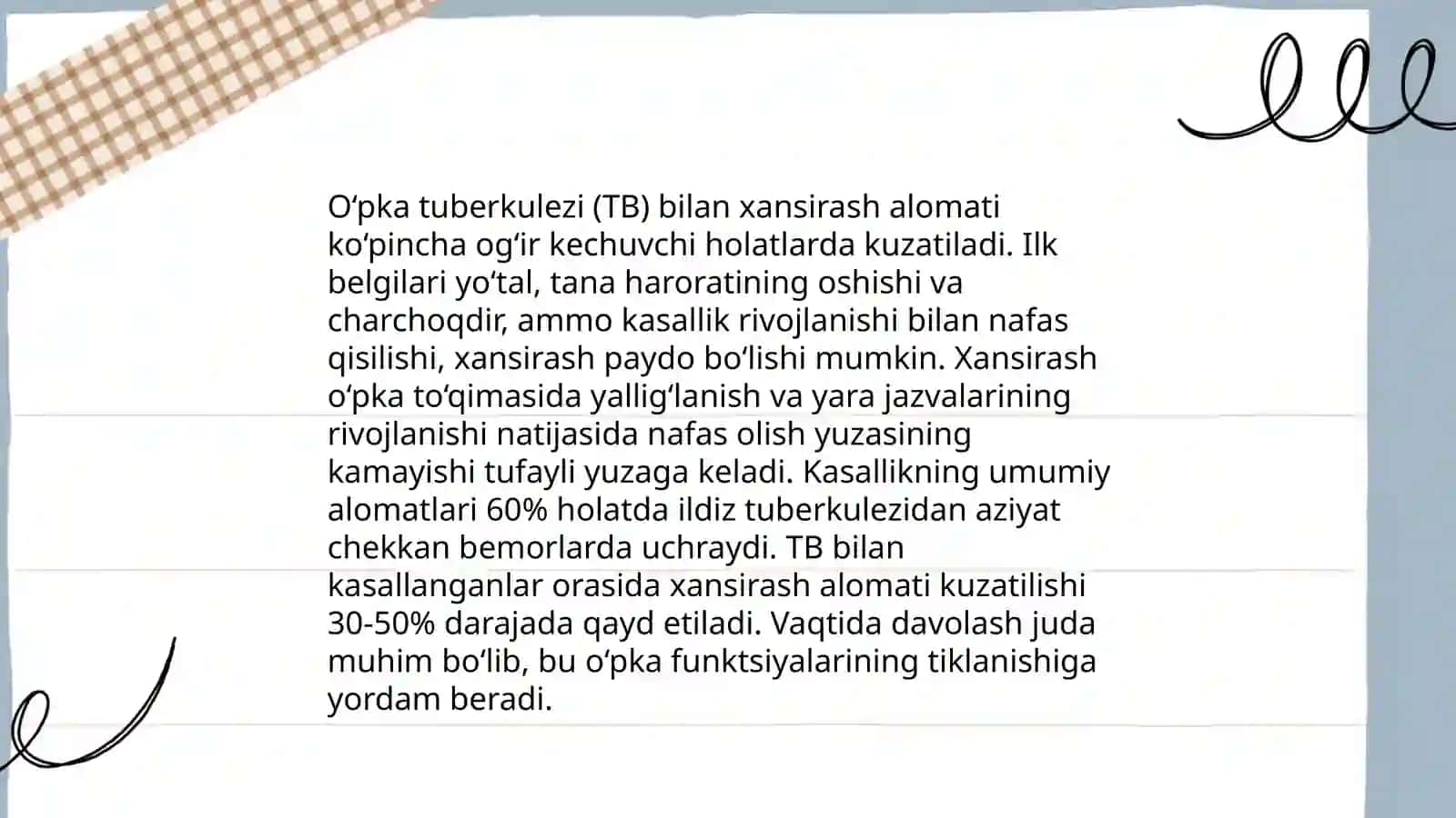 O‘pka Tuberkulezining Xansirash Bilan Kechuvchi Klinik Shakllari 3