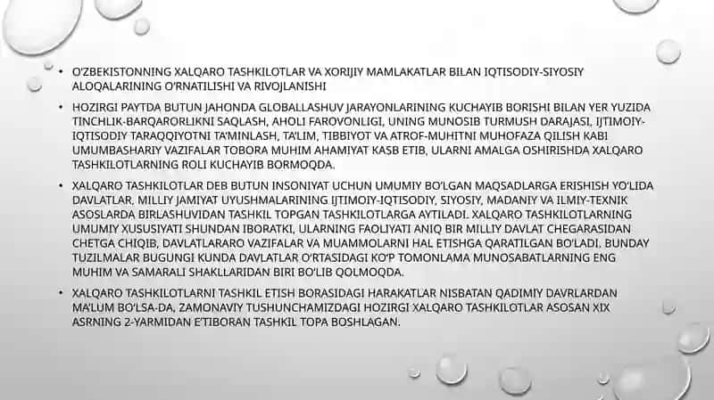 "O`BEKISTONNI ENG YANGI TARIXI" 3