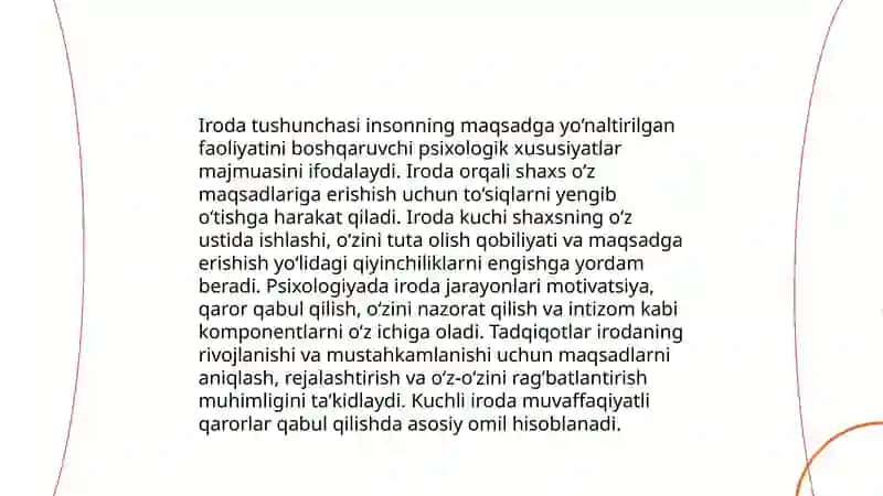 Iroda haqida tushuncha 3