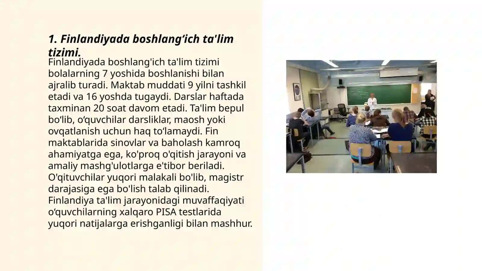 Finlandiyada boshlang‘ich ta'lim 3