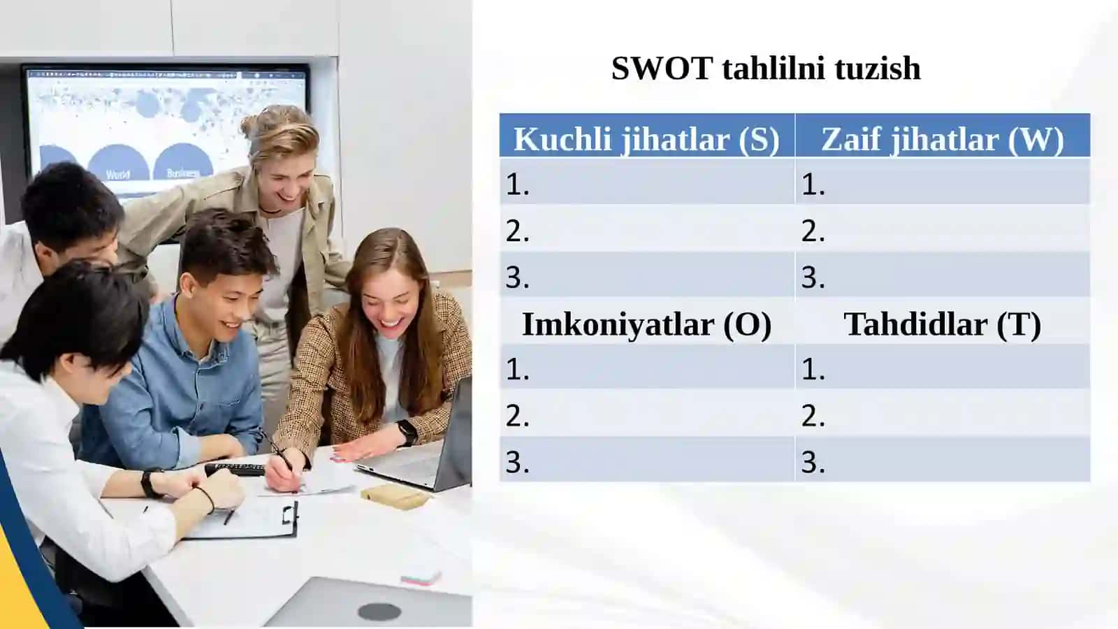 YAKUNIY LOYIHA: KLINIKA UCHUN MARKETING REJASI 3
