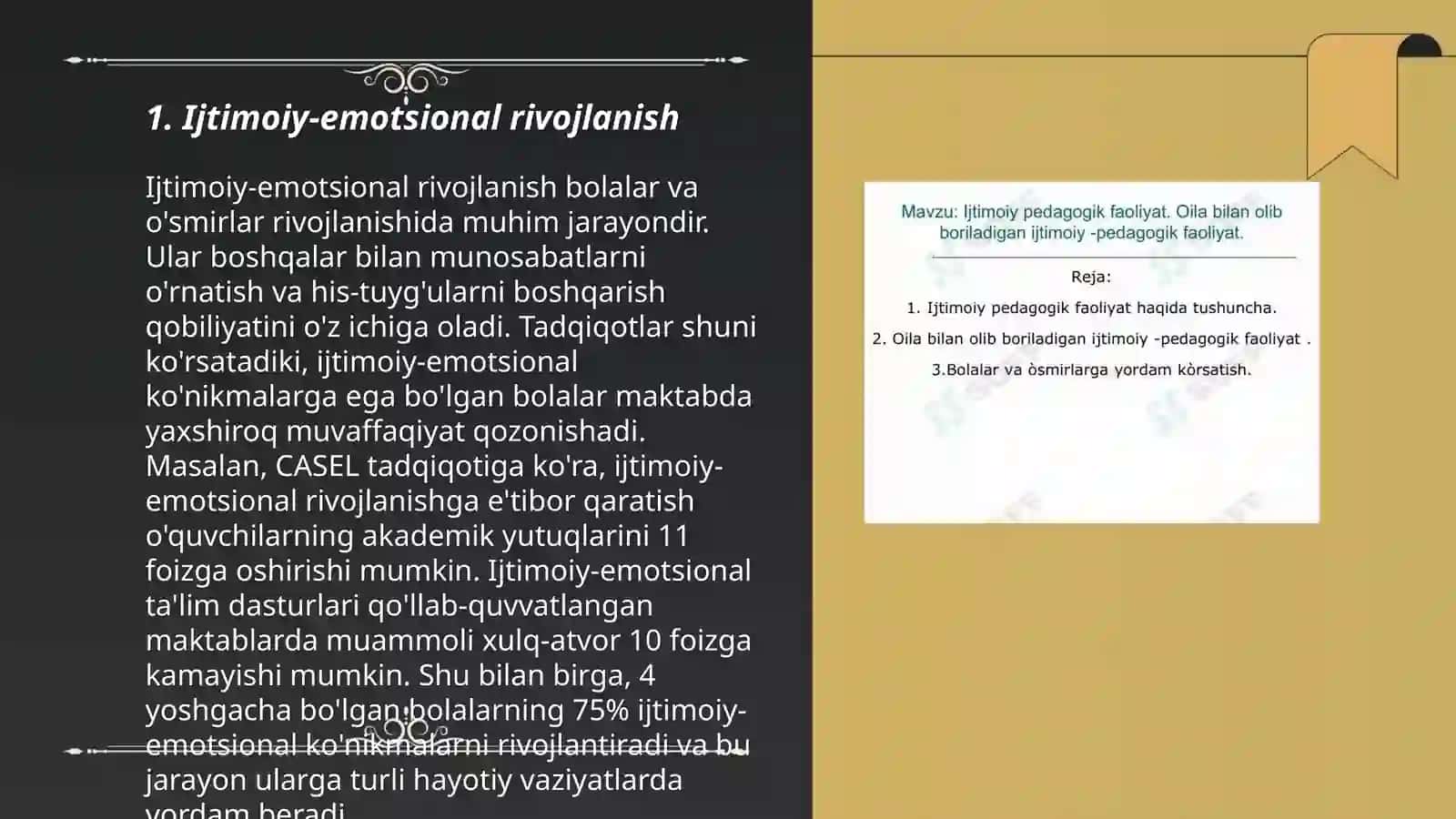 Ijtimoiy-emotsional rivojlanish bolalar va o'smirlar rivojlanishida muhim jarayondir 3