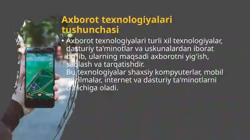 Axborot texnologiyalari haqida tushuncha va texnika xavfsizligi 3