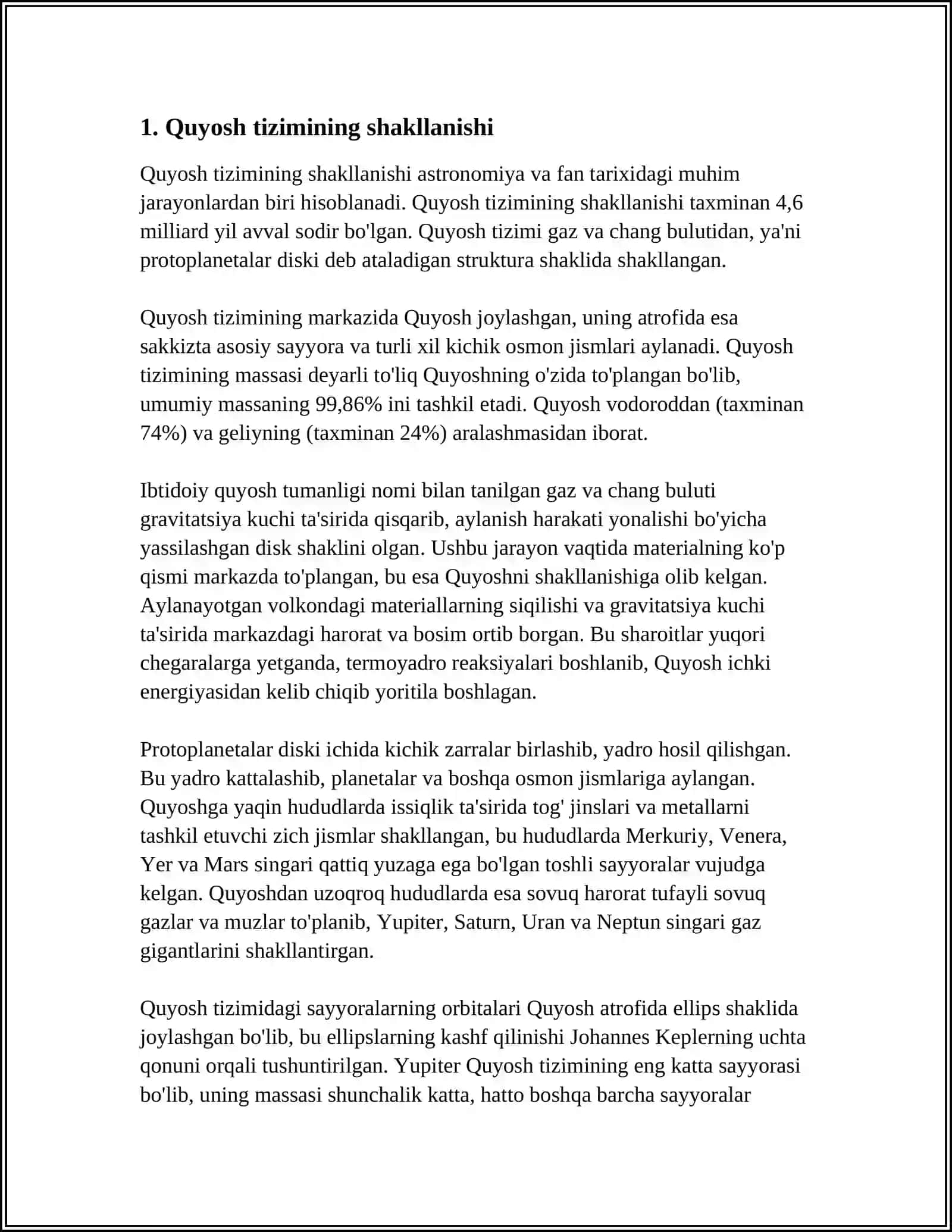 A'ZOLAR SISTEMASI ONTOFILOGINEZI: TERI, SKELET, NERV SISTEMASI 3