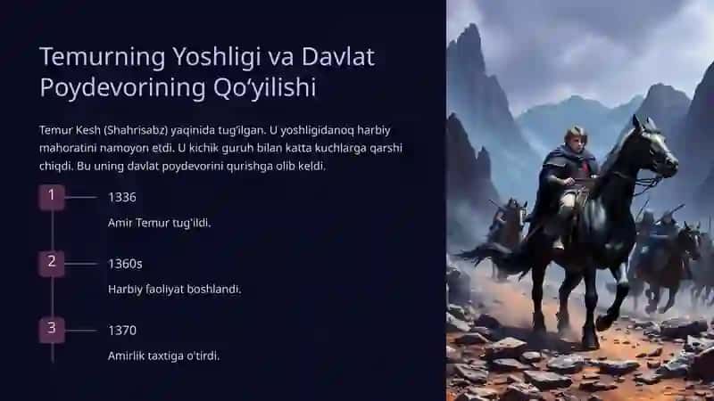 Amir Temur: Buyuk Xalq Arbobi 3