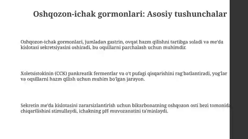 Gastrointestinal garmonlar 3
