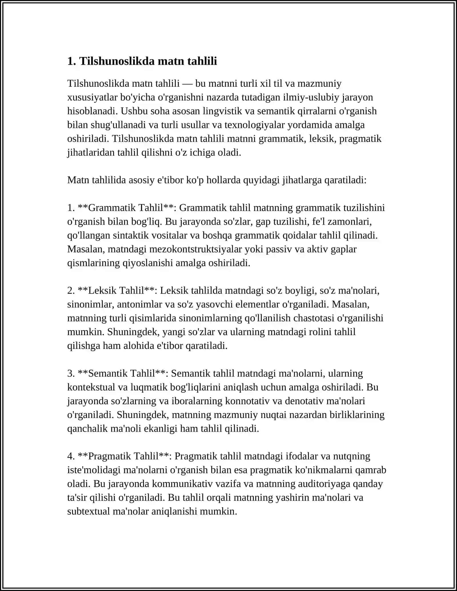 ARAB TILIDAGI MATNNI LEKSIK-SEMANTIK JIHATDAN TAHLIL QILISH 3
