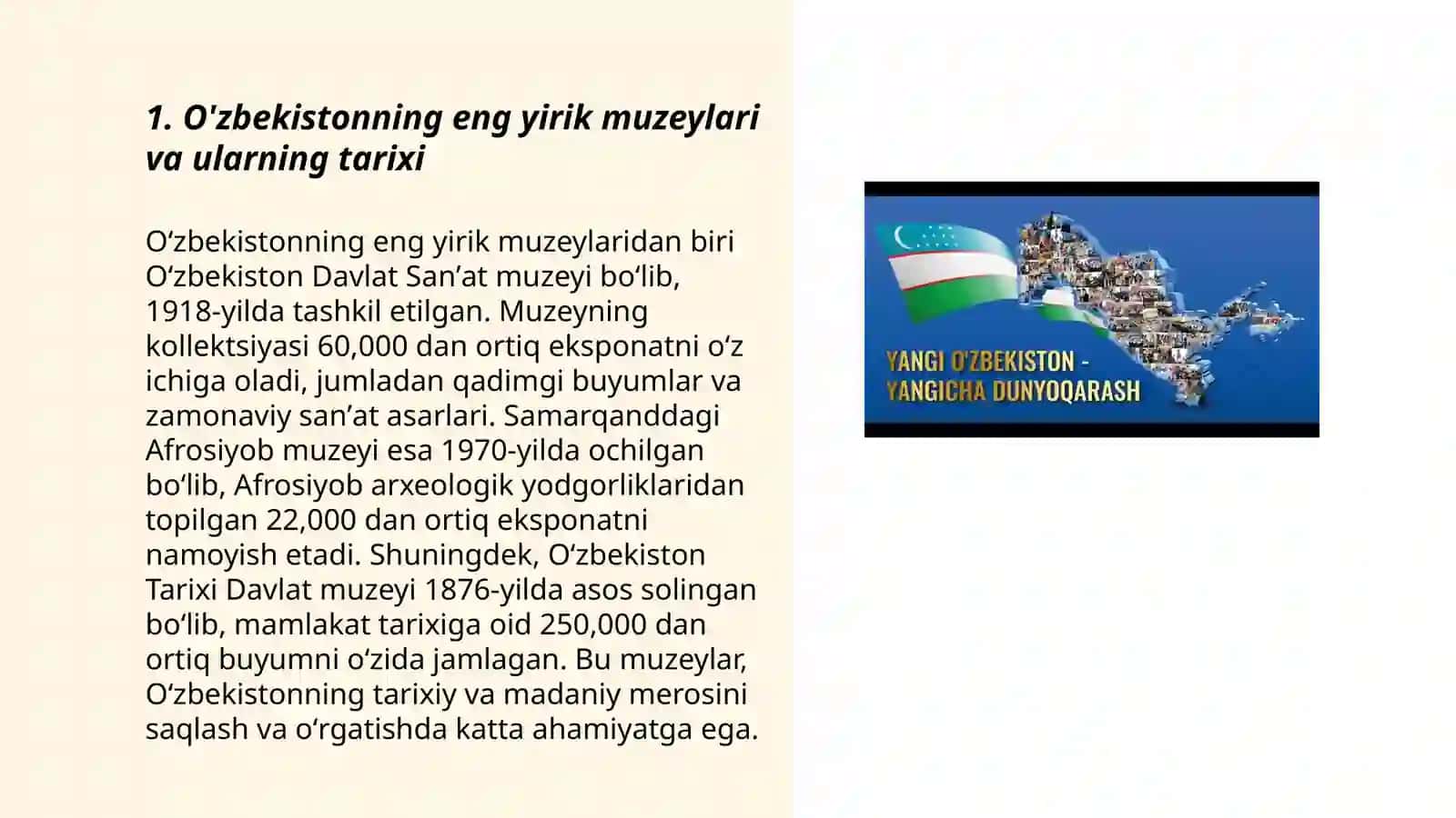 O'zbekistonning eng yirik muzeylari 3