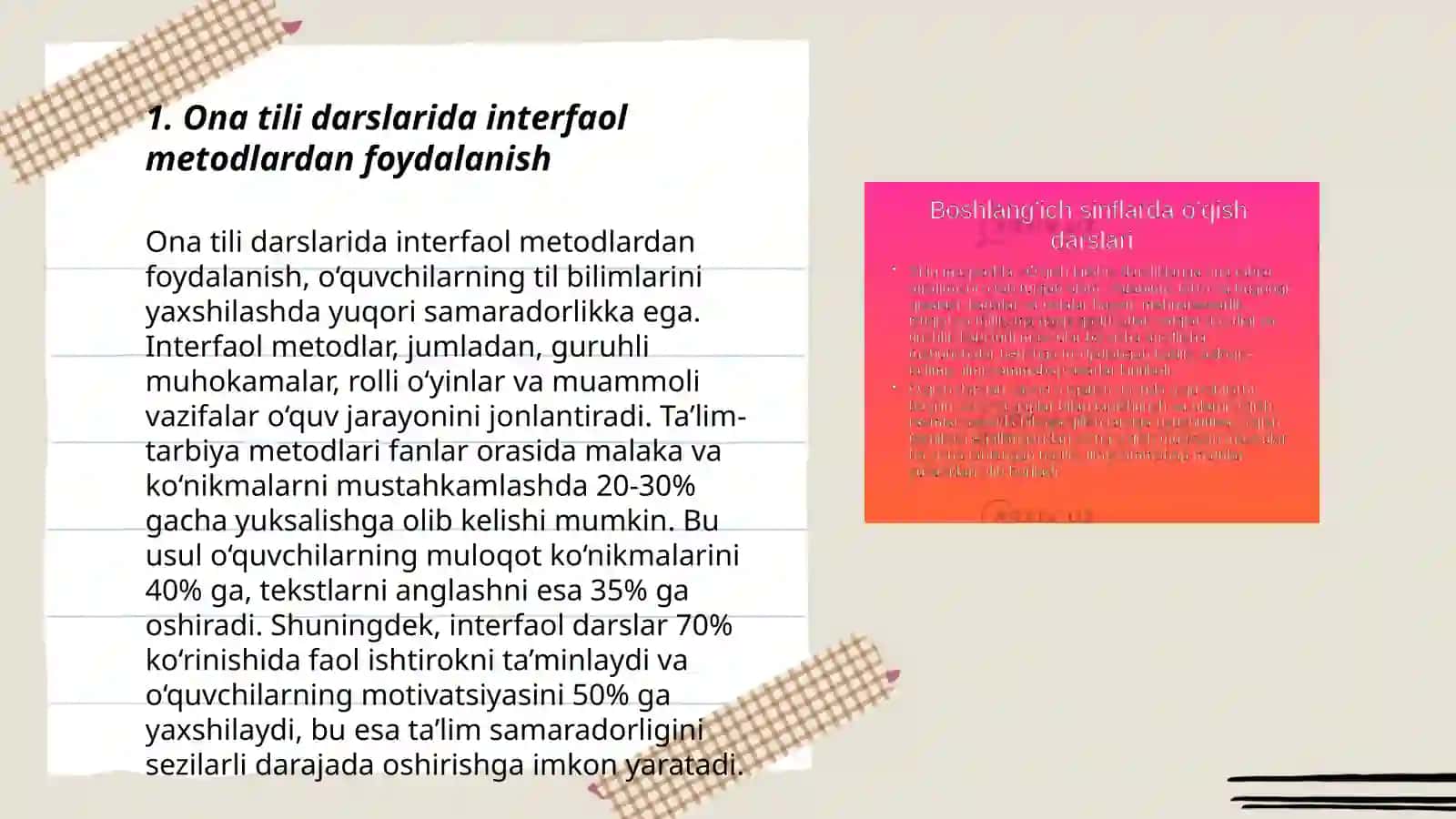 Boshlang'ich sinflarda ona tili o'qitishda innovatsion texnologiyalar 3
