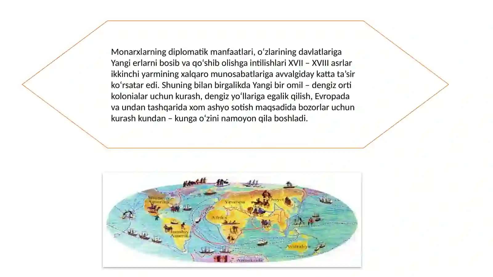XVIII-asrda xalqaro munosabatlar va diplomatika: Yevropa davlatlari o'rtasidagi kuchlarning o'zanati 3