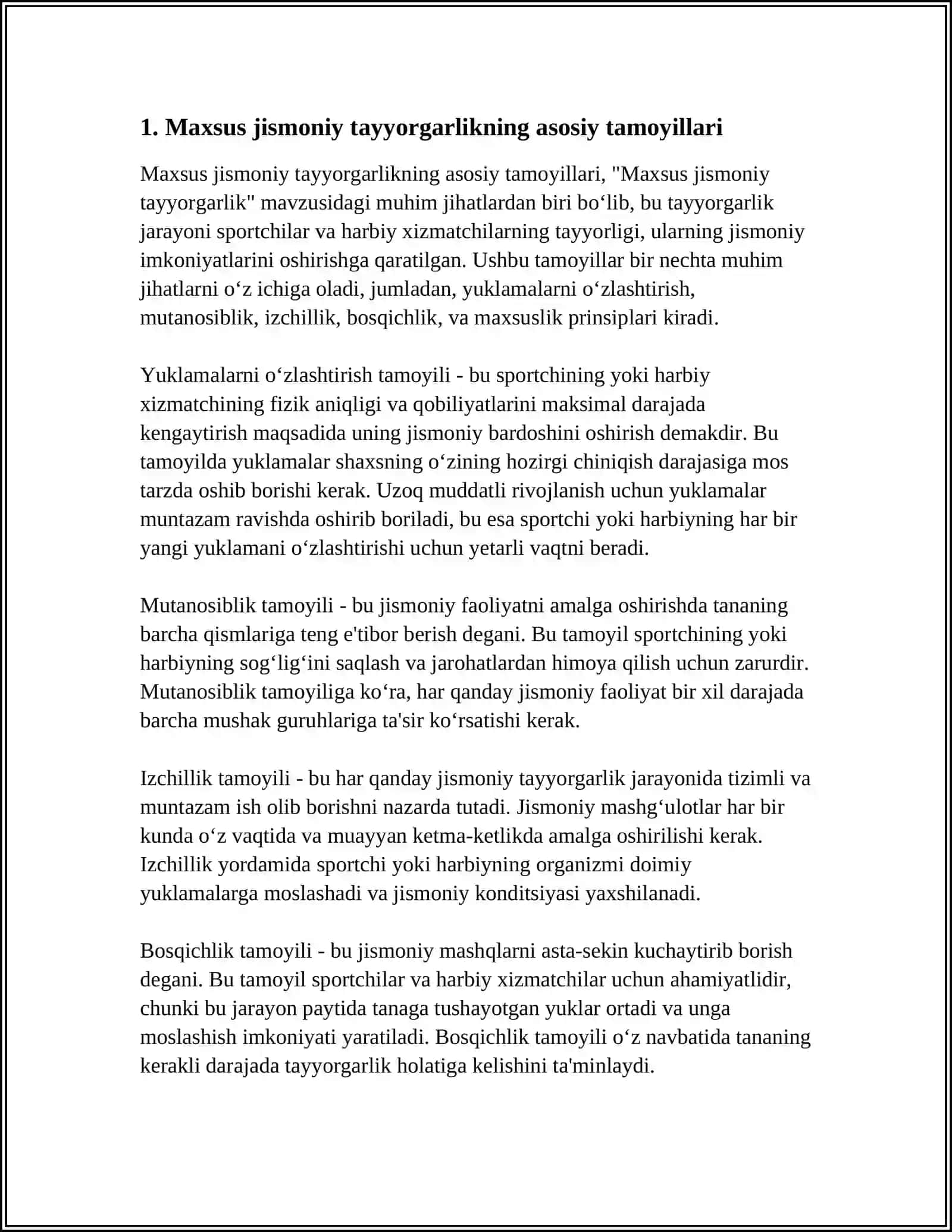 MAXSUS JISMONIY TAYYORGARLIK 3