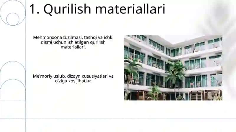 Arxitekturada mehmonxona haqida maʼlumot 3
