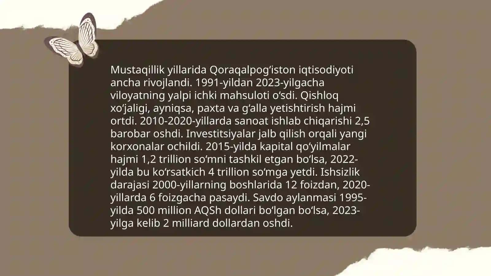 Mustaqillik yillarida Qoraqalpogʻiston respublikasi 3