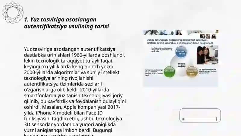 Yuz tasviriga asoslangan autentifikatsiya usuli va uning xususiyatlari 3