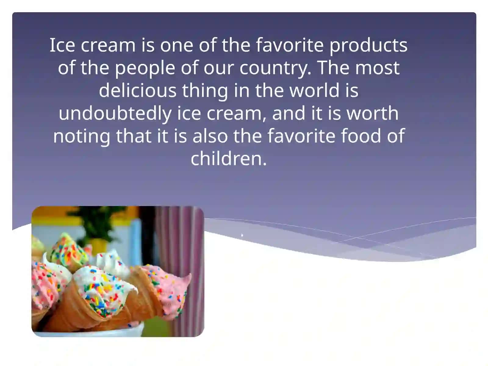 Businessplan: Icecream 3