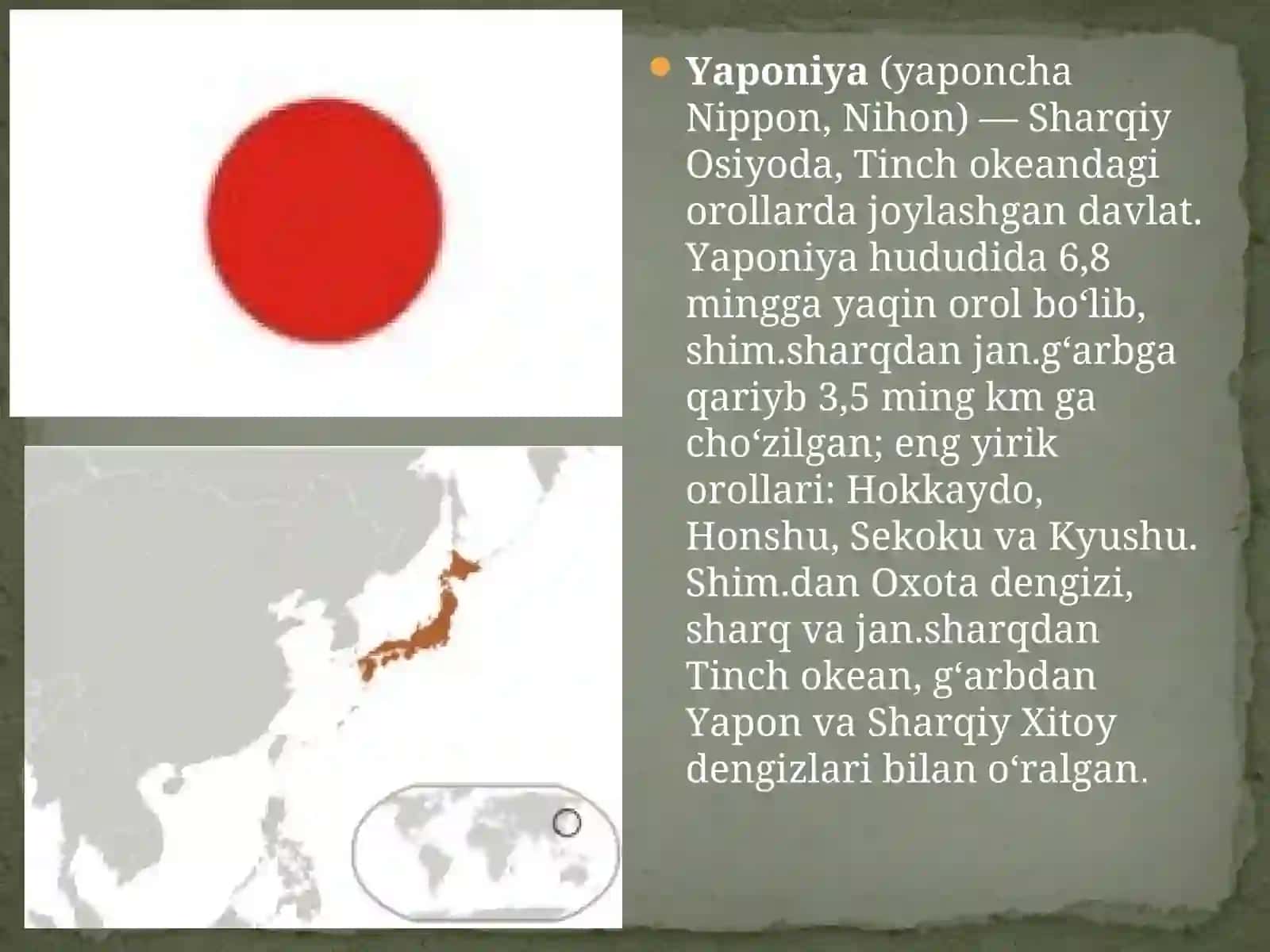 Yaponiya qishloq xo’jaligi va sanoati 3