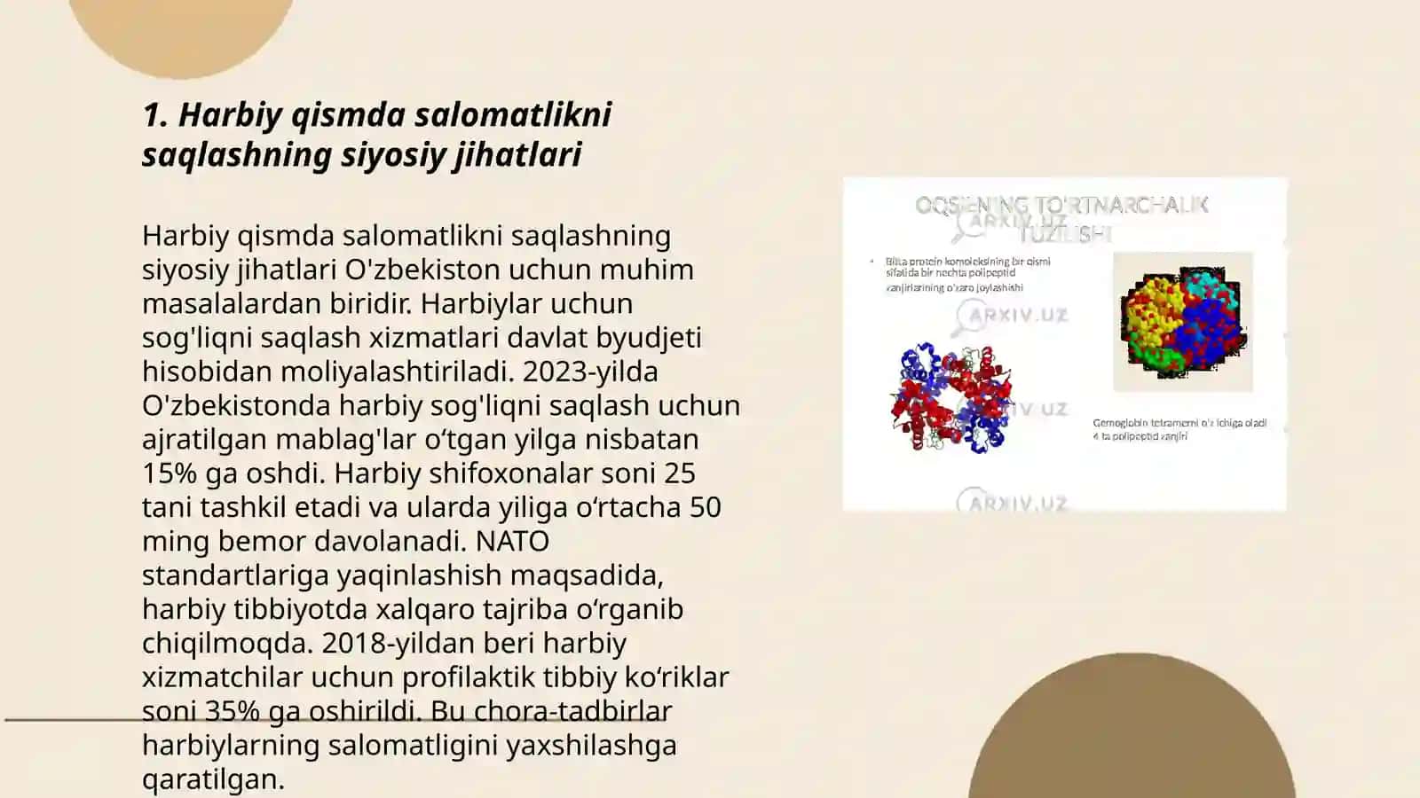 Harbiy qismda davolash-pirofilaktika tadbirlarining siyosiy xilma-xilligi 3