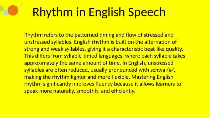 The Prosodic Features of English: Rhythm, Tempo, and Pitch 3