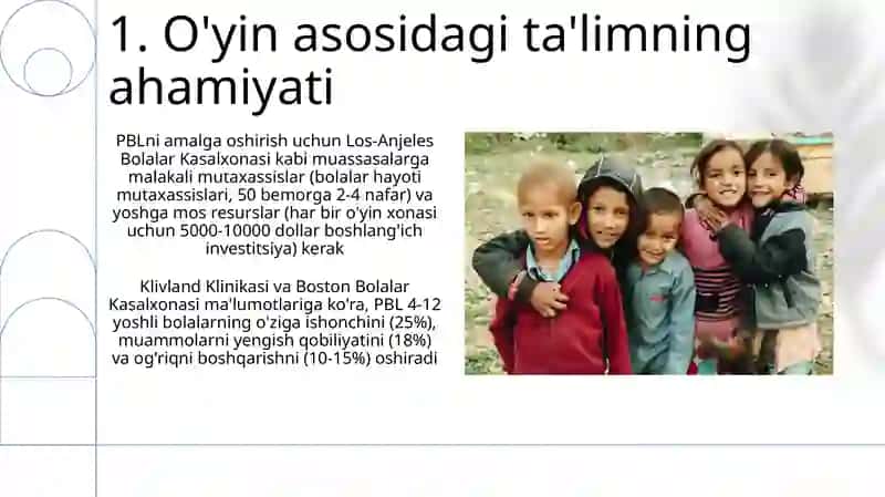 Tibbiyot muassasasida uzoq davolanayotgan bolalar uchun taʼlim muhitini yaratish 3