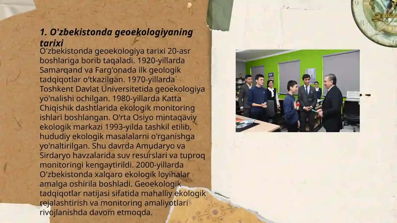 O'zbekistonda geoekologiyaning rivojlanishi va hozirgi holati 3