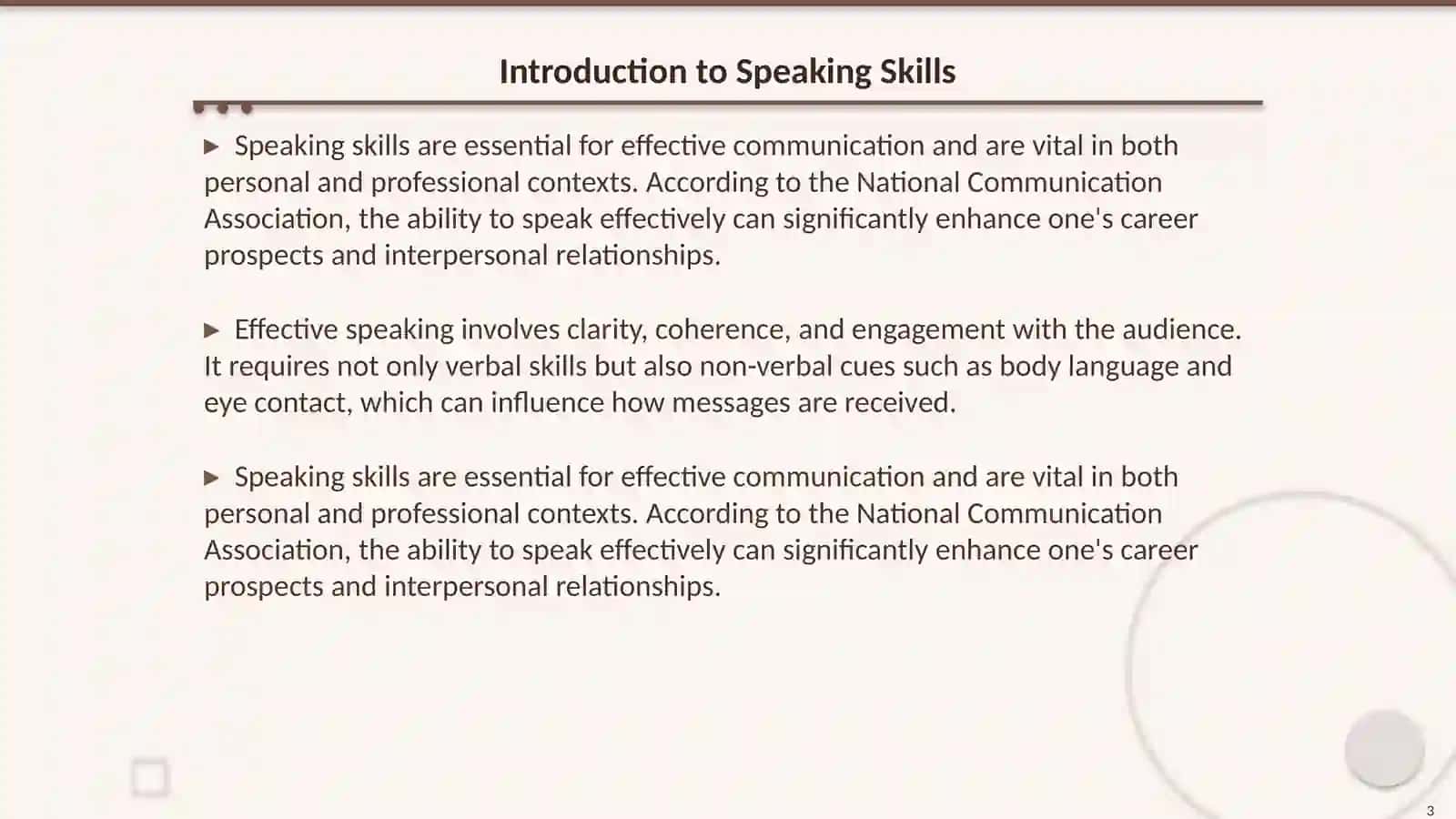 Teaching Speaking Skills 3