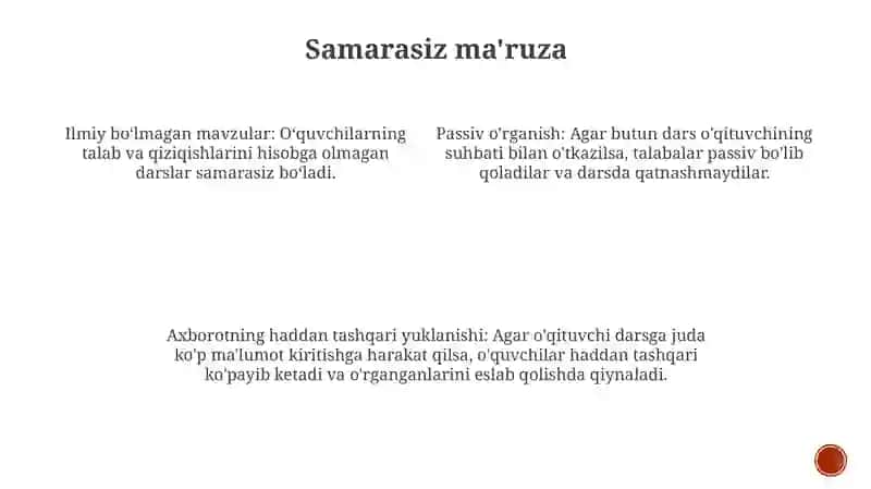 Muammoli O'Qitish Metodlari 3