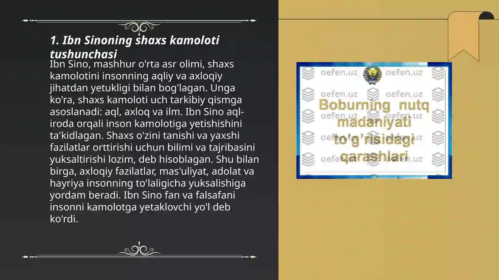 Ibn Sinoning shaxs kamoloti 3