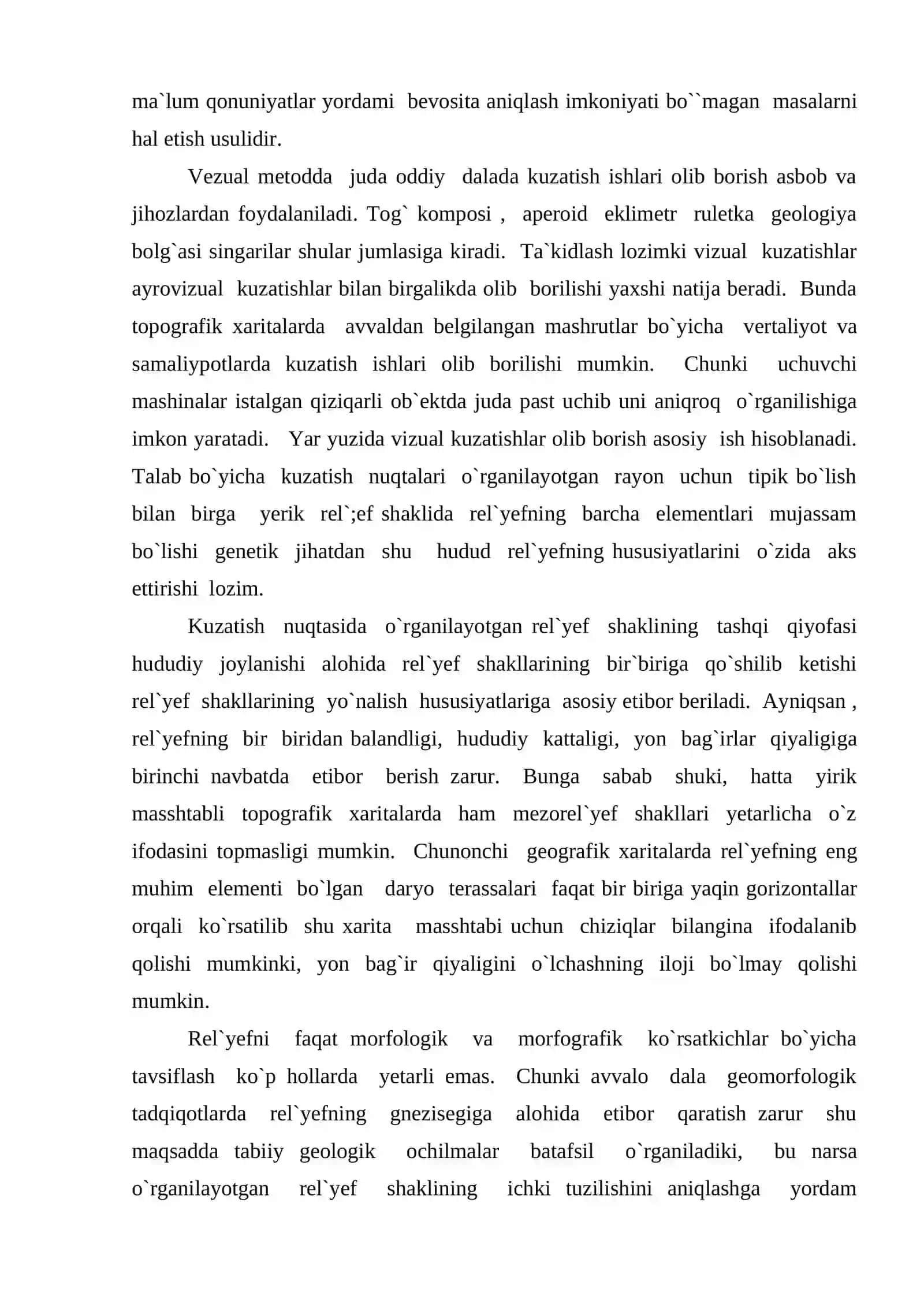 Geomorfologik tadqiqotlar 3