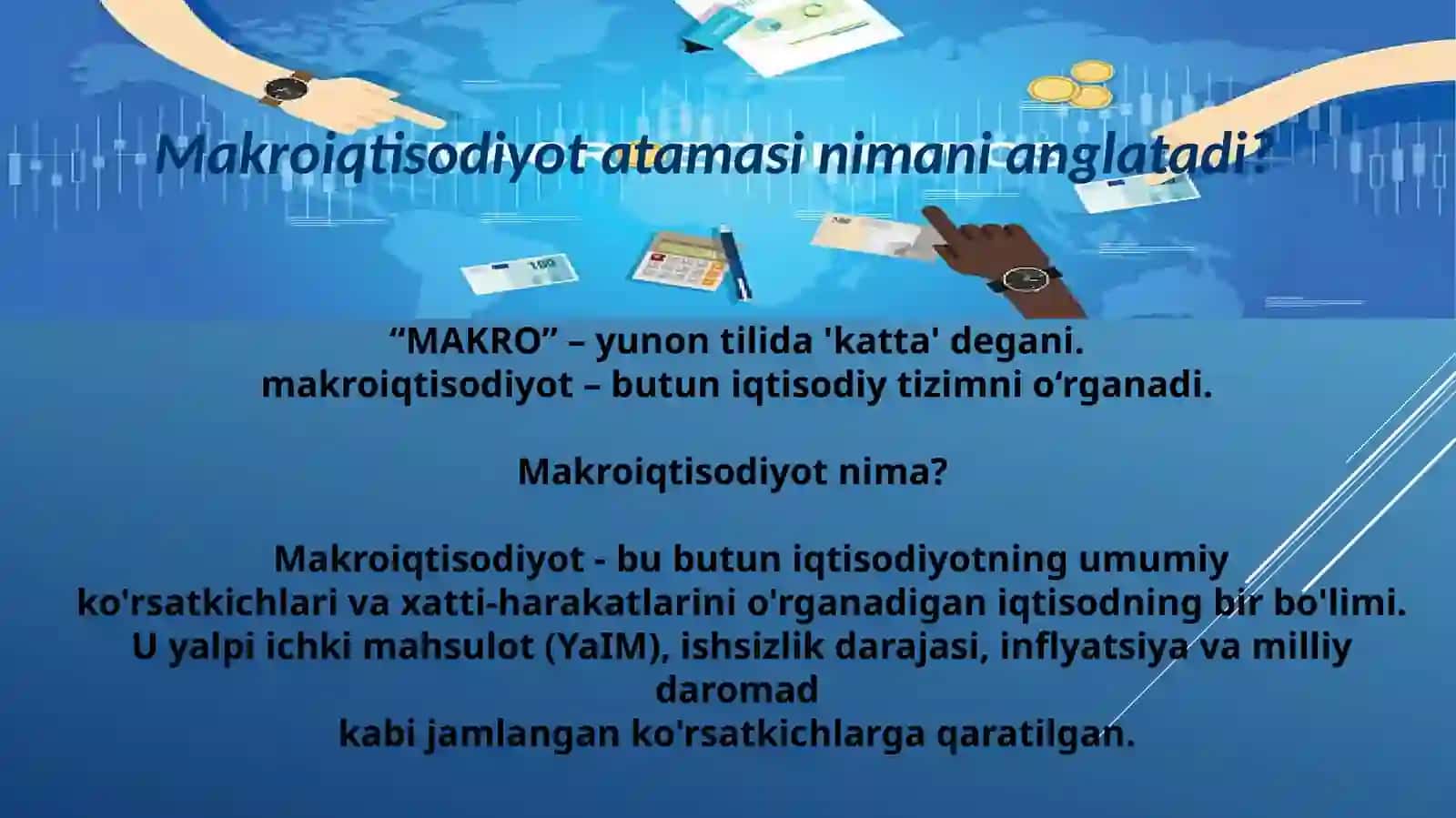 MAKROIQTISODIYOTGA KIRISH 3
