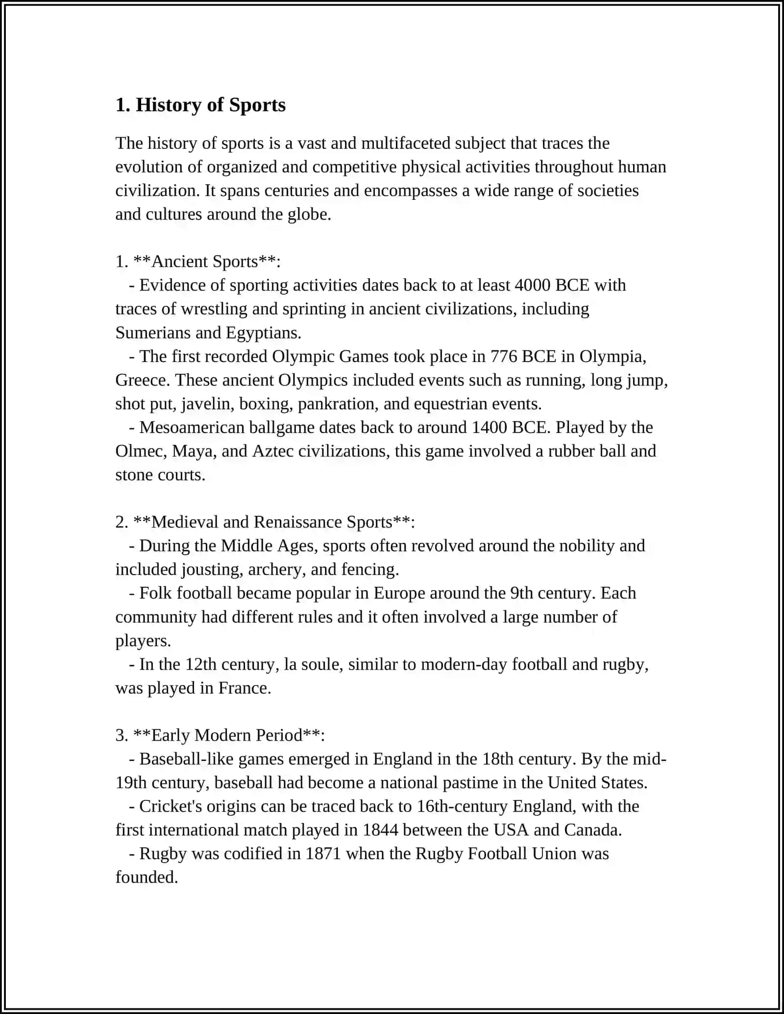 MUSTAQIL ISH (Sports History) 3