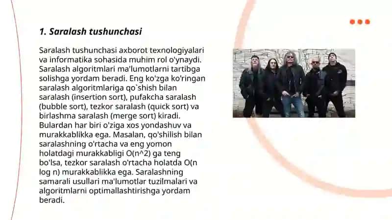 Saralash usullari va ularning qoʻllanilishi 3