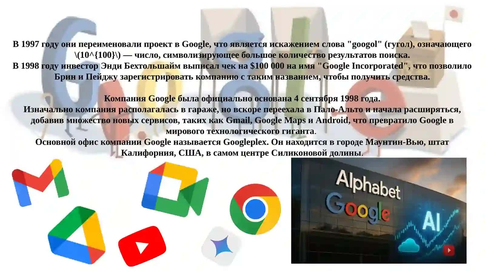 История компании Google 3