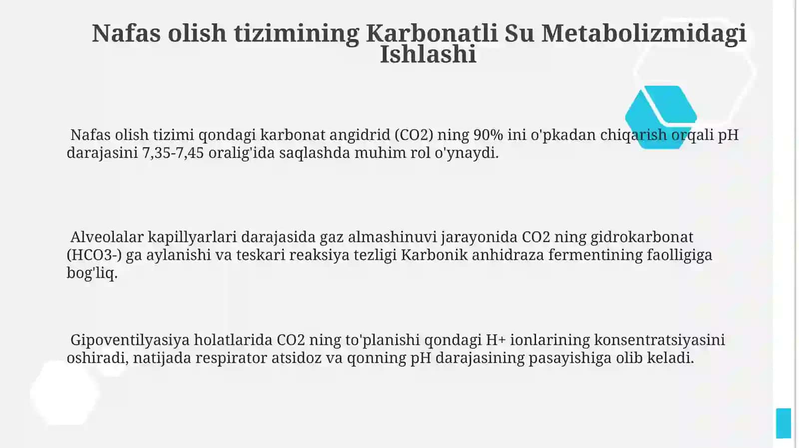 Karbon suvlar patafiziologiyasi 3