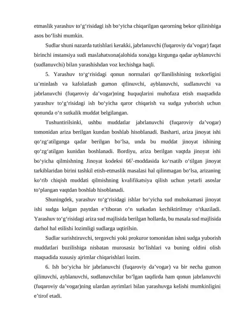 Yarashganligi Munosabati Bilan Jinoyiy Javobgarlikdan Ozod Qilish 3