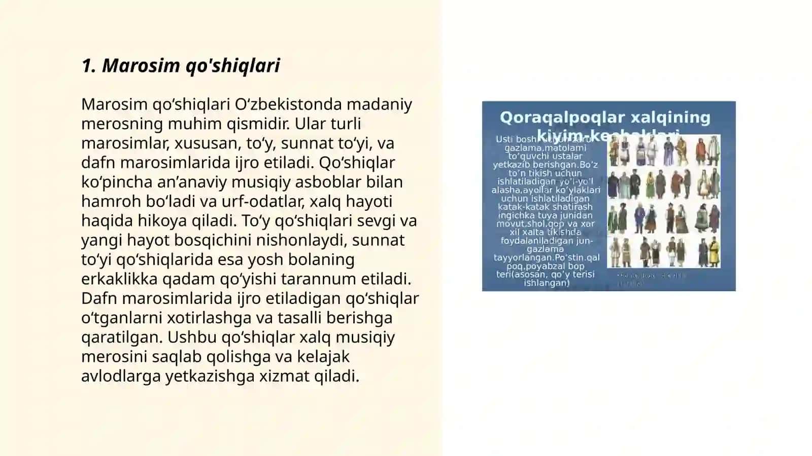 Marosim va nomarosim folklor janrlari 3