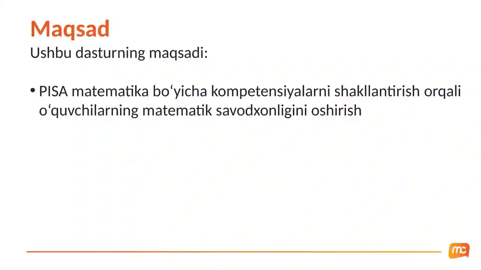 PISA kompetensiyalarini shakllantirish orqali o‘quvchilarning matematik savodxonligini oshirish: PISA dasturi haqida umumiy ma’lumot 3