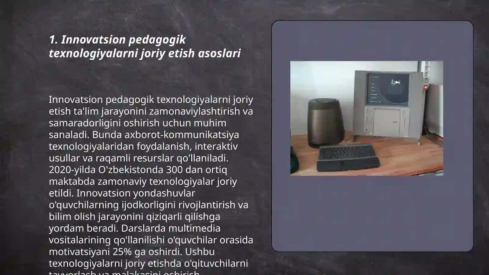 İnnovatsion pedagogik texnologiyalar va ulardan fizika va astronomiya taʼlimida foydalanish (qoʻllash) shakllari: moxiyati va mazmuni 3
